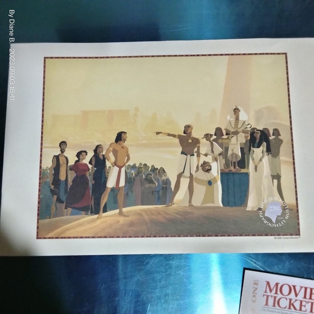 Prince Of Egypt Lithograph